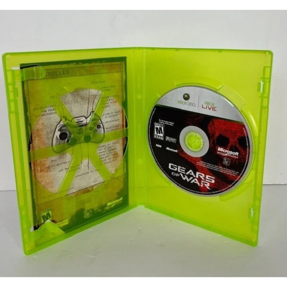 Gears of War (Microsoft Xbox 360, 2006) CIB Complete w/ Manual